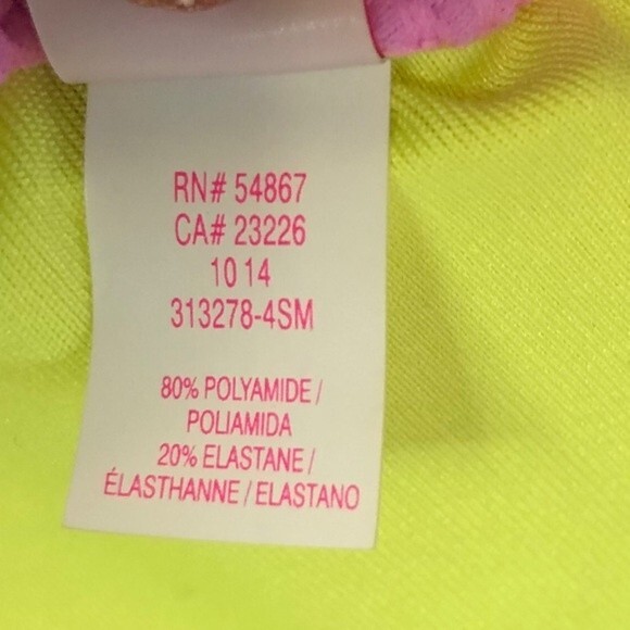 Victoria’s Secret Neon Padded Reversible Triangle Swimtop - Picture 4 of 4